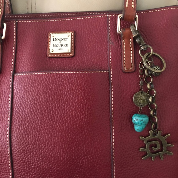 Dooney & Burke shopper tote bag - red wine - Picture 2 of 7